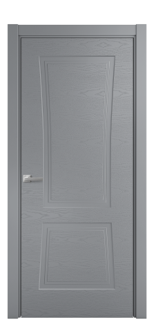 Дверь межкомнатная Dino 2 Цвет Гриджио Brash Покрытие Эмаль брашированная  Наличник L 75 Цена 42825