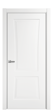 Дверь межкомнатная Dino 2 Цвет Белый Покрытие Эмаль  Наличник L 75 Цена 32305
