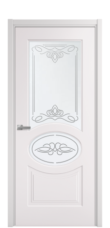 Дверь межкомнатная Lina 6 Цвет Крем Покрытие Эмаль  Наличник L 50 Цена 46225