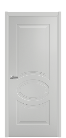 Дверь межкомнатная Lina 6 Цвет Телегрей Покрытие Эмаль  Наличник L 50 Цена 40625