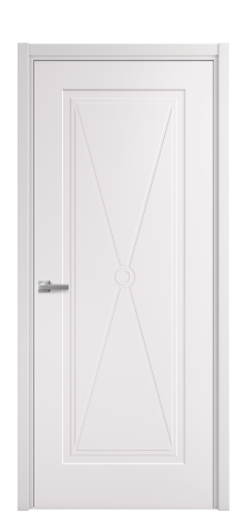 Дверь межкомнатная Marko 1 Цвет Крем Покрытие Эмаль  Наличник L 50 Цена 40625