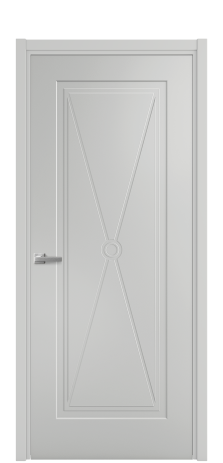 Дверь межкомнатная Marko 1 Цвет Телегрей Покрытие Эмаль  Наличник L 50 Цена 40625