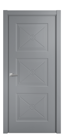 Дверь межкомнатная Marko 3 Цвет Гриджио Покрытие Эмаль  Наличник L 75 Цена 36925