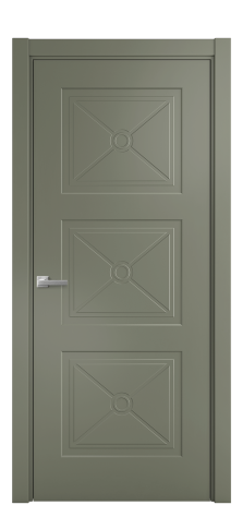 Дверь межкомнатная Marko 3 Цвет Зеленый Покрытие Эмаль  Наличник L 75 Цена 36925