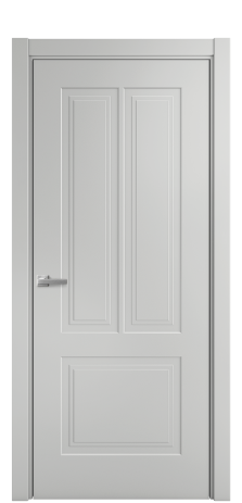 Дверь межкомнатная Paulo 2 Цвет Телегрей Покрытие Эмаль  Наличник L 75 Цена 36925