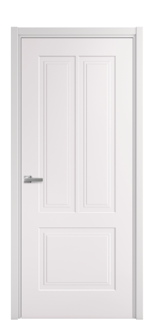 Дверь межкомнатная Paulo 2 Цвет Крем Покрытие Эмаль  Наличник L 50 Цена 40625