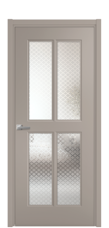 Дверь межкомнатная Paulo 3 Цвет Какао Покрытие Эмаль  Наличник L 50 Цена 43335