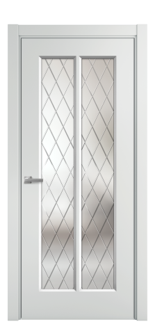 Дверь межкомнатная Paulo 4 Цвет Облачный Покрытие Эмаль  Наличник L 75 Цена 39215