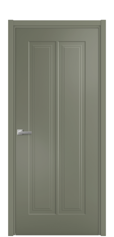 Дверь межкомнатная Paulo 4 Цвет Зеленый Покрытие Эмаль  Наличник L 50 Цена 40625