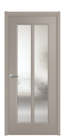 Дверь межкомнатная Paulo 4 Цвет Какао Покрытие Эмаль  Наличник L 50 Цена 43335