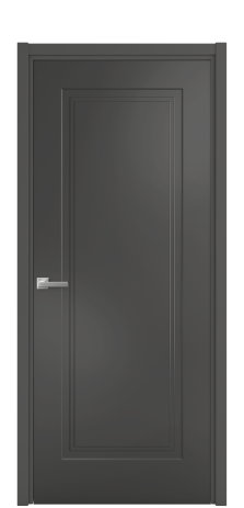 Дверь межкомнатная Rino 1 Цвет Антрацит Покрытие Эмаль  Наличник L 50 Цена 41718