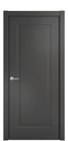 Дверь межкомнатная Rino 1 Цвет Антрацит Покрытие Эмаль  Наличник L 75 Цена 36925