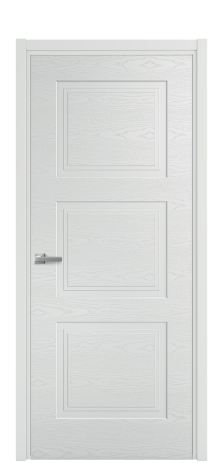 Дверь межкомнатная Рино 3 Цвет Облачный Brash Покрытие Эмаль брашированная  Наличник L 50 Цена 44375