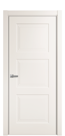 Дверь межкомнатная Rino 3 Цвет Молочный Покрытие Эмаль  Наличник L 75 Цена 36925