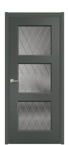 Дверь межкомнатная Rino 3 Цвет Пихтовый Покрытие Эмаль  Наличник L 50 Цена 42750