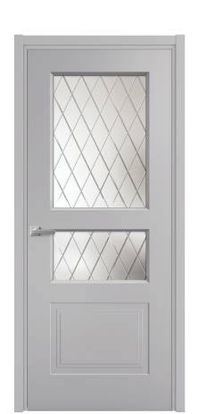 Дверь межкомнатная Рино 4 Цвет Галечный Покрытие Эмаль  Наличник L 50 Цена 43293