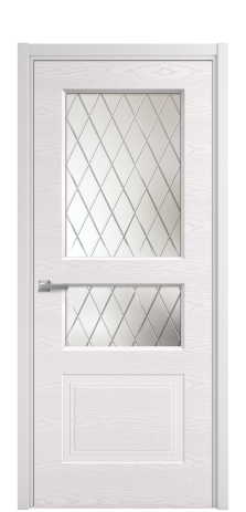 Дверь межкомнатная Рино 4 Цвет Крем Brash Покрытие Эмаль брашированная  Наличник L 50 Цена 45950