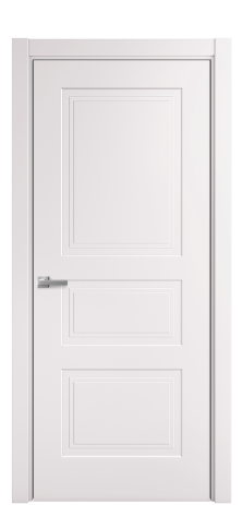 Дверь межкомнатная Rino 4 Цвет Крем Покрытие Эмаль  Наличник L 75 Цена 36925