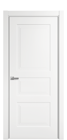 Дверь межкомнатная Rino 4 Цвет Белый Покрытие Эмаль  Наличник L 75 Цена 32305