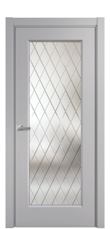 Дверь межкомнатная Plain 1 Цвет Галечный Покрытие Эмаль  Наличник L 75 Цена 38065