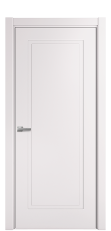 Дверь межкомнатная Плэйн 1 Цвет Крем Покрытие Эмаль  Наличник L 75 Цена 39475