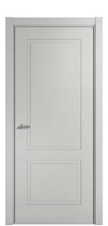 Дверь межкомнатная Plain 2 Цвет Телегрей Покрытие Эмаль  Наличник L 75 Цена 35775