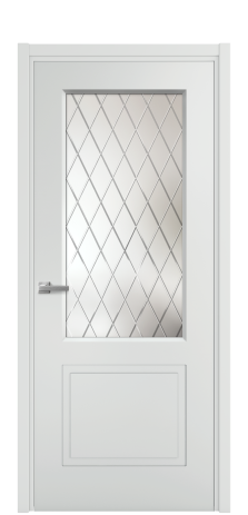 Дверь межкомнатная Plain 2 Цвет Облачный Покрытие Эмаль  Наличник L 50 Цена 41025