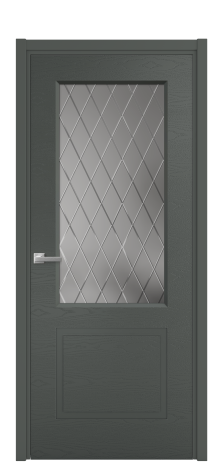 Дверь межкомнатная Plain 2 Цвет Пихтовый Brash Покрытие Эмаль брашированная  Наличник L 50 Цена 48425