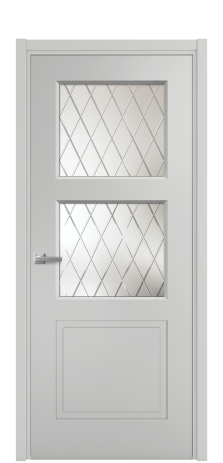 Дверь межкомнатная Плэйн 3 Цвет Телегрей Покрытие Эмаль  Наличник L 50 Цена 41050