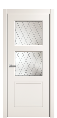 Дверь межкомнатная Plain 3 Цвет Молочный Покрытие Эмаль  Наличник L 75 Цена 37350