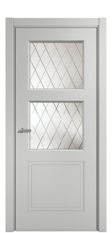 Дверь межкомнатная Plain 3 Цвет Телегрей Покрытие Эмаль  Наличник L 75 Цена 37350