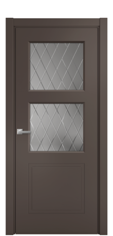 Дверь межкомнатная Plain 3 Цвет Коричневый Покрытие Эмаль  Наличник L 75 Цена 37900