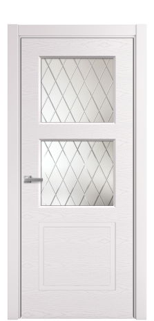 Дверь межкомнатная Plain 3 Цвет Крем Brash Покрытие Эмаль брашированная  Наличник L 75 Цена 43250