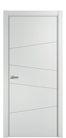 Дверь межкомнатная Twist 03 Цвет Крем Brash Покрытие Эмаль брашированная  Наличник L 75 Цена 42075