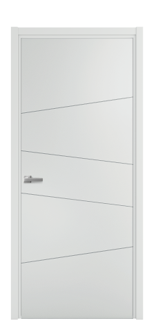 Дверь межкомнатная Twist 03 Цвет Облачный Покрытие Эмаль  Наличник L 50 Цена 39675