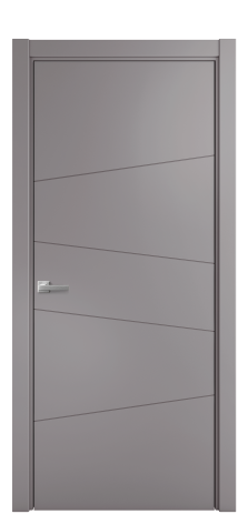 Дверь межкомнатная Twist 03 Цвет Ирис Покрытие Эмаль  Наличник L 75 Цена 35975