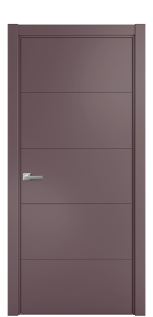 Дверь межкомнатная Linea 01 Цвет Гриджио Brash Покрытие Эмаль брашированная  Наличник L 75 Цена 42075