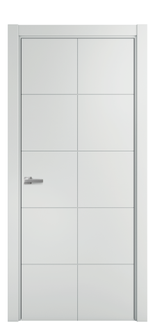 Дверь межкомнатная Linea 03 Цвет Облачный Покрытие Эмаль  Наличник L 75 Цена 35975