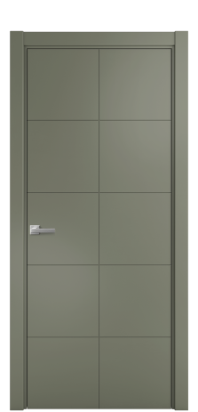 Дверь межкомнатная Linea 03 Цвет Зеленый Покрытие Эмаль  Наличник L 75 Цена 35975