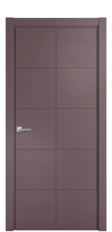 Дверь межкомнатная Linea 03 Цвет Лиловый Brash Покрытие Эмаль брашированная  Наличник L 75 Цена 42075
