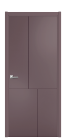 Дверь межкомнатная Линия 04 Цвет Лиловый Покрытие Эмаль  Наличник L 50 Цена 40668