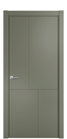Дверь межкомнатная Linea 04 Цвет Зеленый Покрытие Эмаль  Наличник L 75 Цена 35975