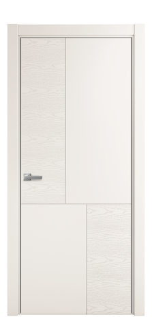 Дверь межкомнатная Linea 04 Цвет Молочный Brash Покрытие Эмаль брашированная  Наличник L 75 Цена 42075