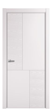 Дверь межкомнатная Linea 04 Цвет Крем Brash Покрытие Эмаль брашированная  Наличник L 75 Цена 42075