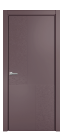Дверь межкомнатная Linea 04 Цвет Лиловый Brash Покрытие Эмаль брашированная  Наличник L 75 Цена 42075