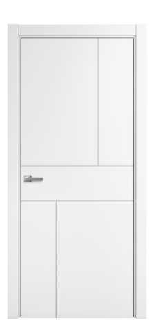 Дверь межкомнатная Linea 05 Цвет Белый Покрытие Эмаль  Наличник L 75 Цена 39475