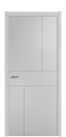 Дверь межкомнатная Linea 05 Цвет Телегрей Покрытие Эмаль  Наличник L 50 Цена 39475