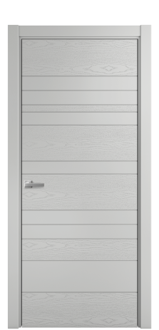 Дверь межкомнатная Lingo 01 Цвет Телегрей Brash Покрытие Эмаль брашированная  Наличник L 75 Цена 42075
