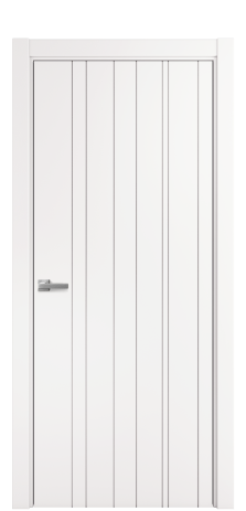 Дверь межкомнатная Lingo 02 Цвет Вайт Покрытие ПВХ SOFT (ПЭТ) Наличник L 75 Цена 25825
