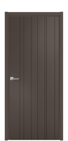 Дверь межкомнатная Lingo 02 Цвет Коричневый Покрытие Эмаль  Наличник L 50 Цена 39675